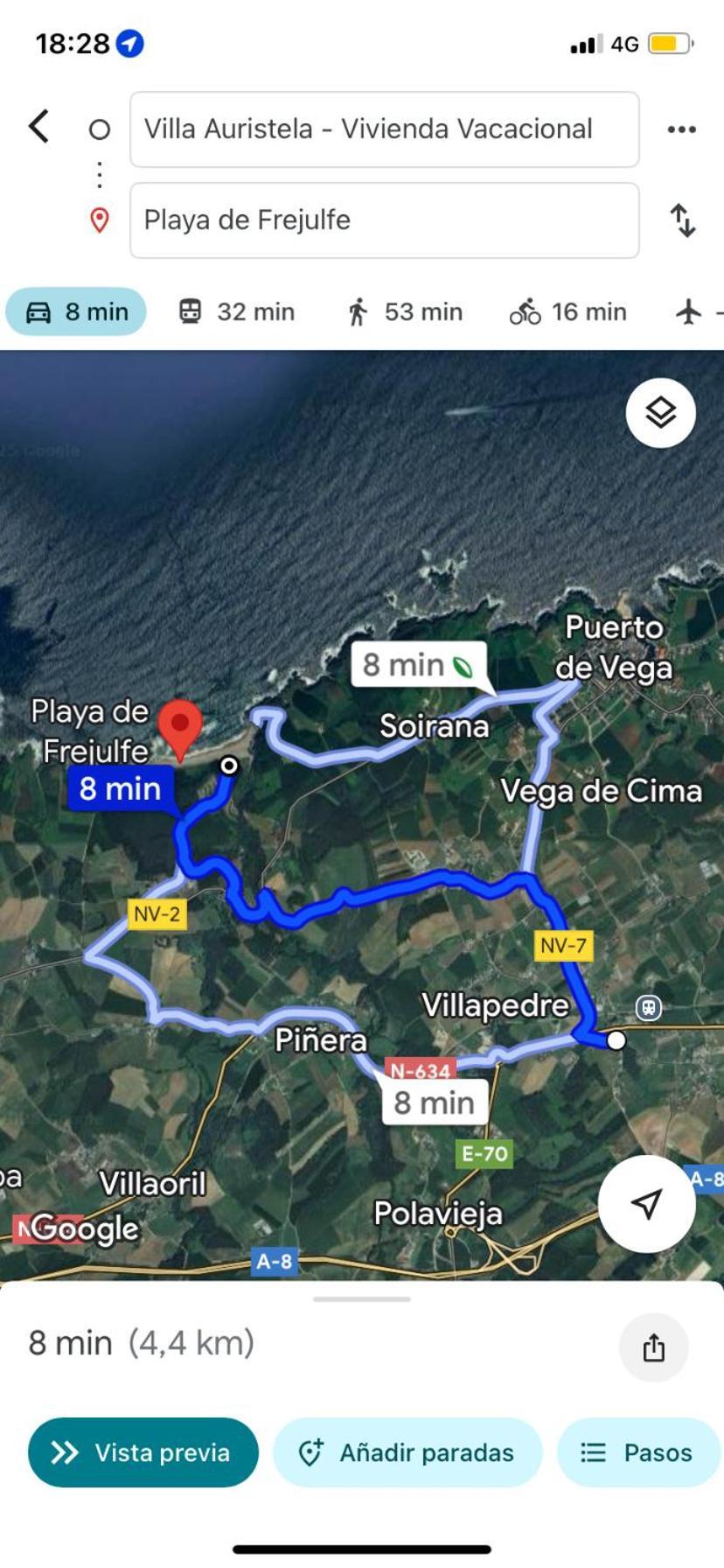 Villa Auristela Navia Eksteriør billede